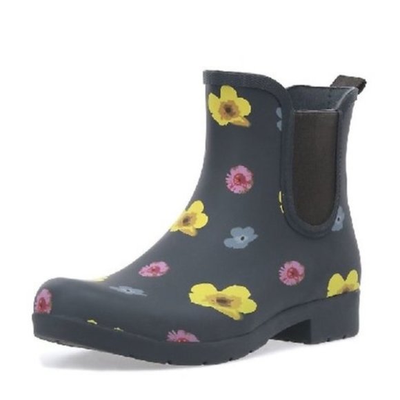 Chooka Pressed Flowers East Lake Chelsea Rain Boot - Picture 1 of 9